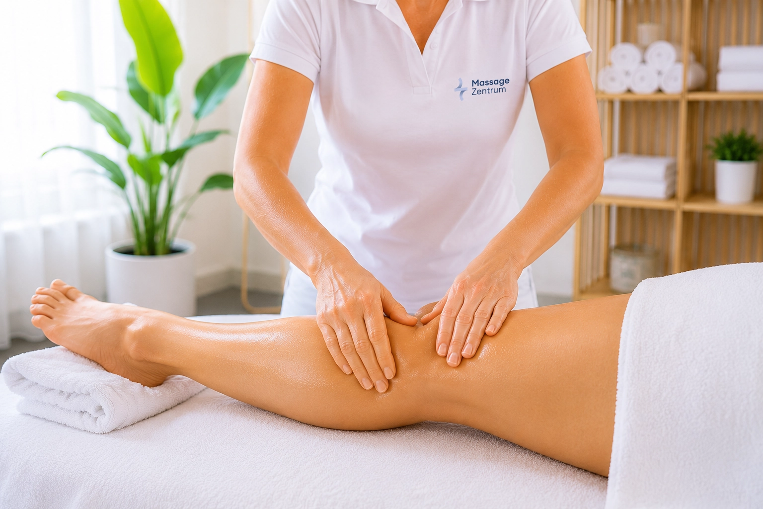 Sanfte Lymphdrainage bei Schwellung im Massage Zentrum Uzwil