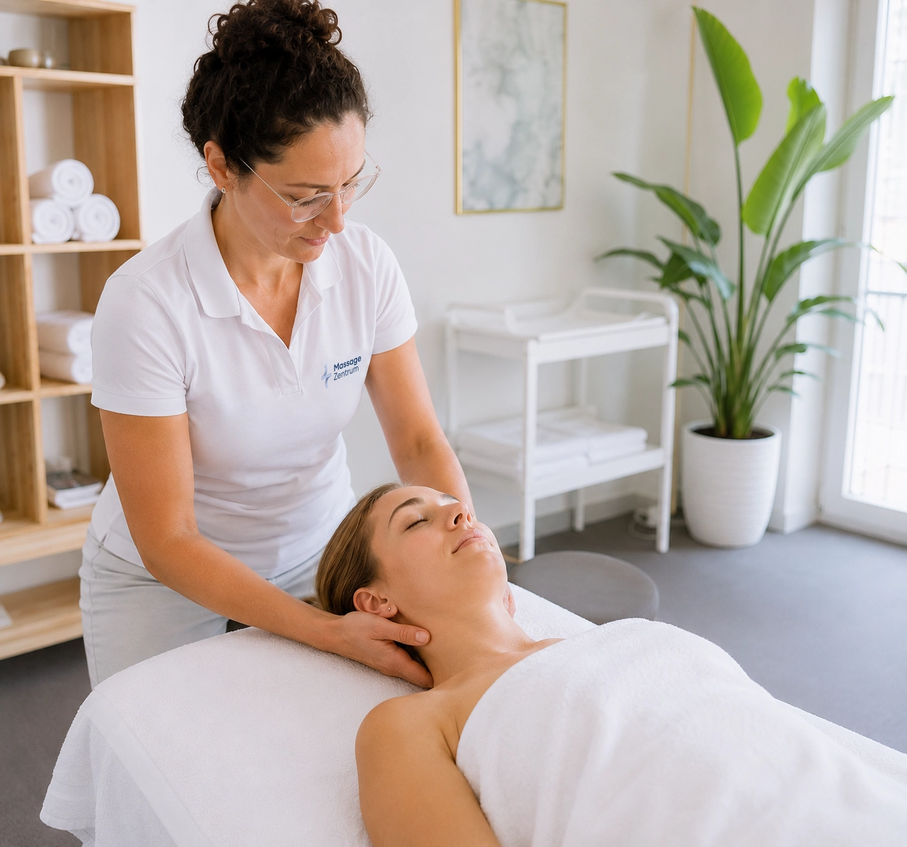 Gezielte Behandlung von Nackenschmerzen im Massage Zentrum Uzwil